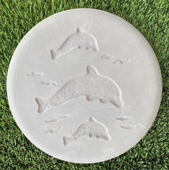 Dolphin Stepping Stone 260 x 260 Dale Stone Paving